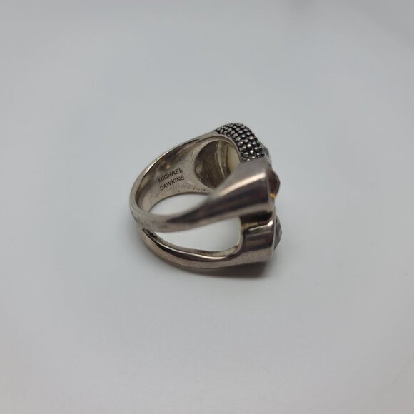 Mother of Pearl & Sterling Ring - Picture 2 of 6